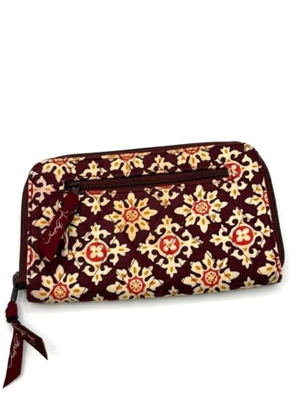 Vera Bradley "Medallion" Personal Travel Organizer Zip Around Wallet